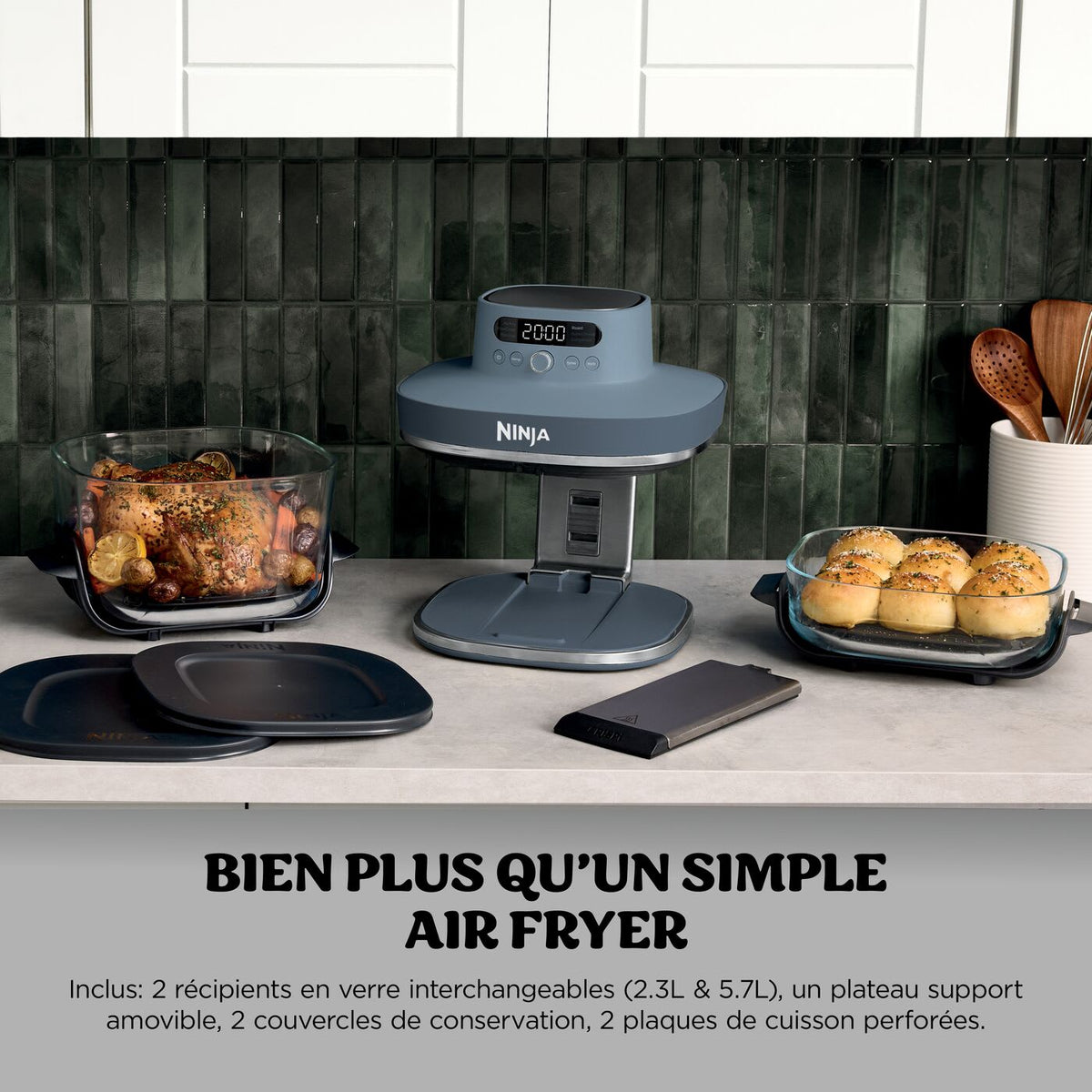 Ninja CRISPi PRO Air fryer en verre 7-en-1