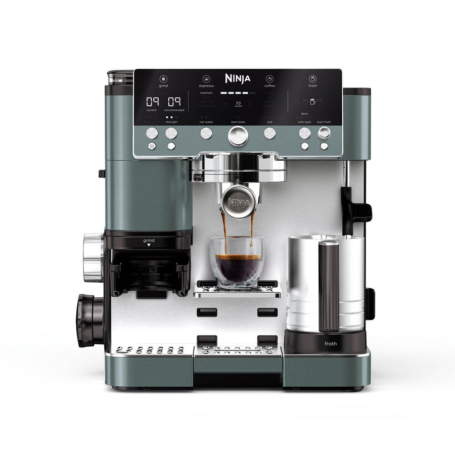 Machine à café semi-automatique Ninja Luxe Café Premier Plus - Vert Graphite