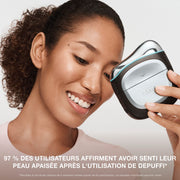 Appareil de massage par thermothérapie instantanée par contraste chaud-froid Shark DePuffi – Rose pétale