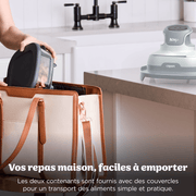 Air fryer en verre Ninja CRISPi, 4-en-1, Blanc & Sac de transport – image 13