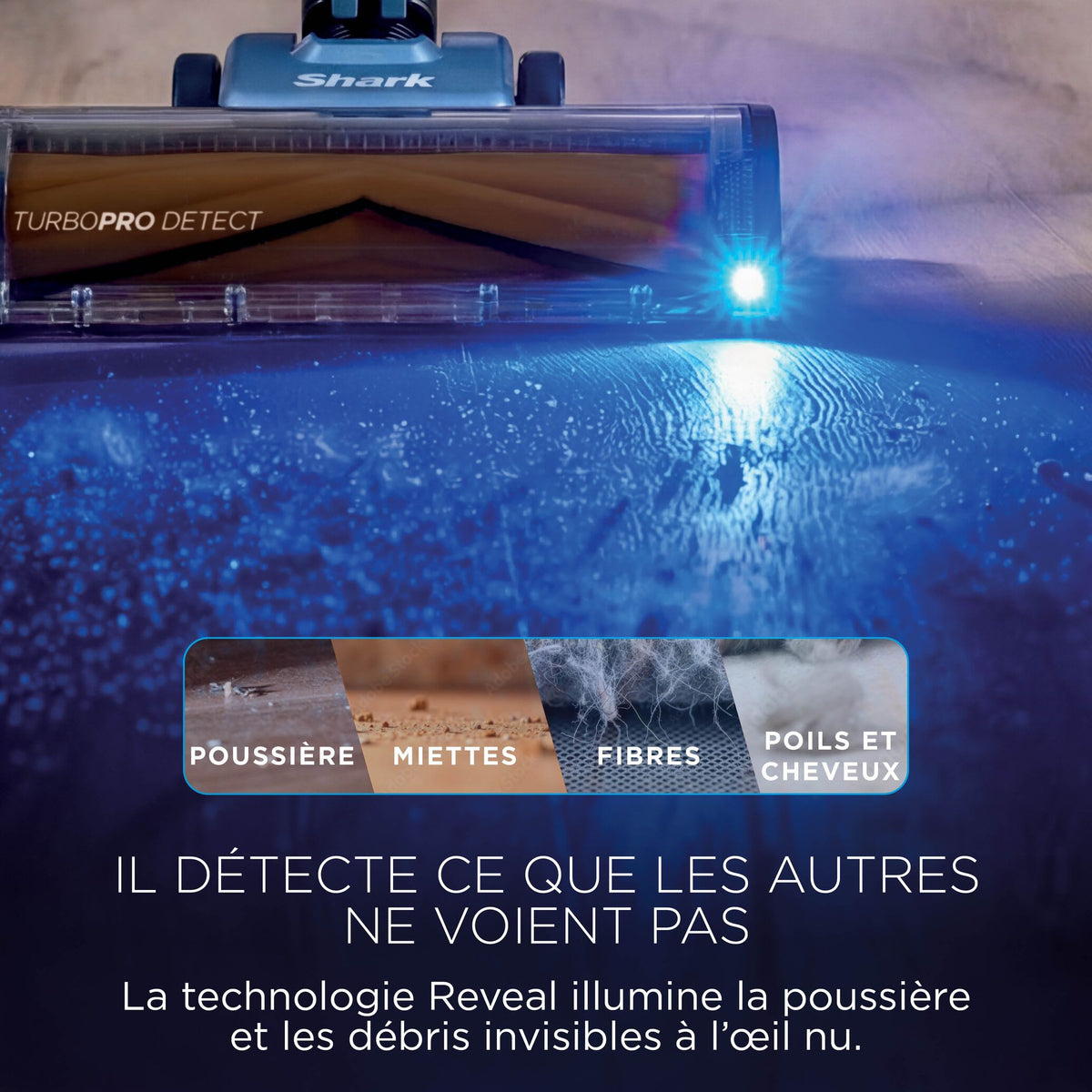 Aspirateur balai sans fil Shark PowerDetect Speed Collection Luxe Clean & Empty - Marron Noisette