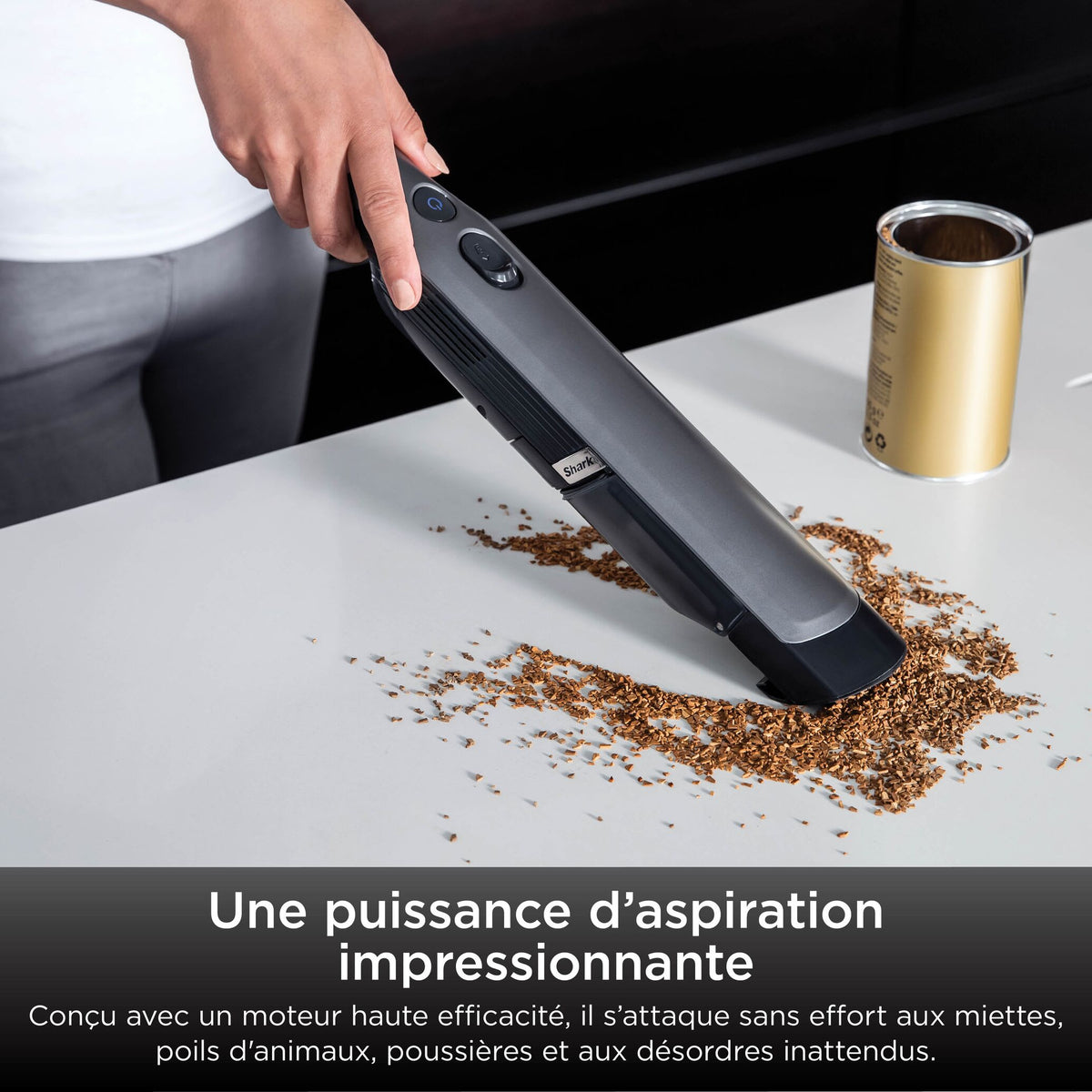 Aspirateur à main sans fil Shark WandVac, Gris