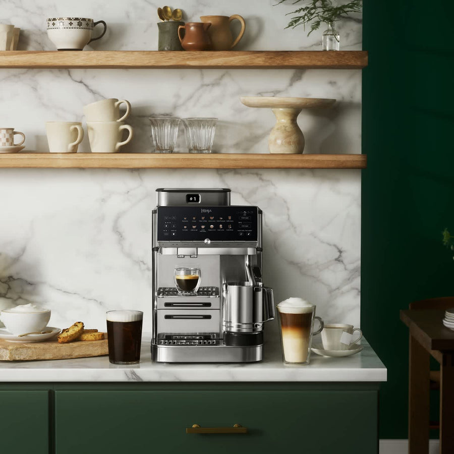 Machine A Cafe Automatique Ninja Autobarista Pro   Argent
