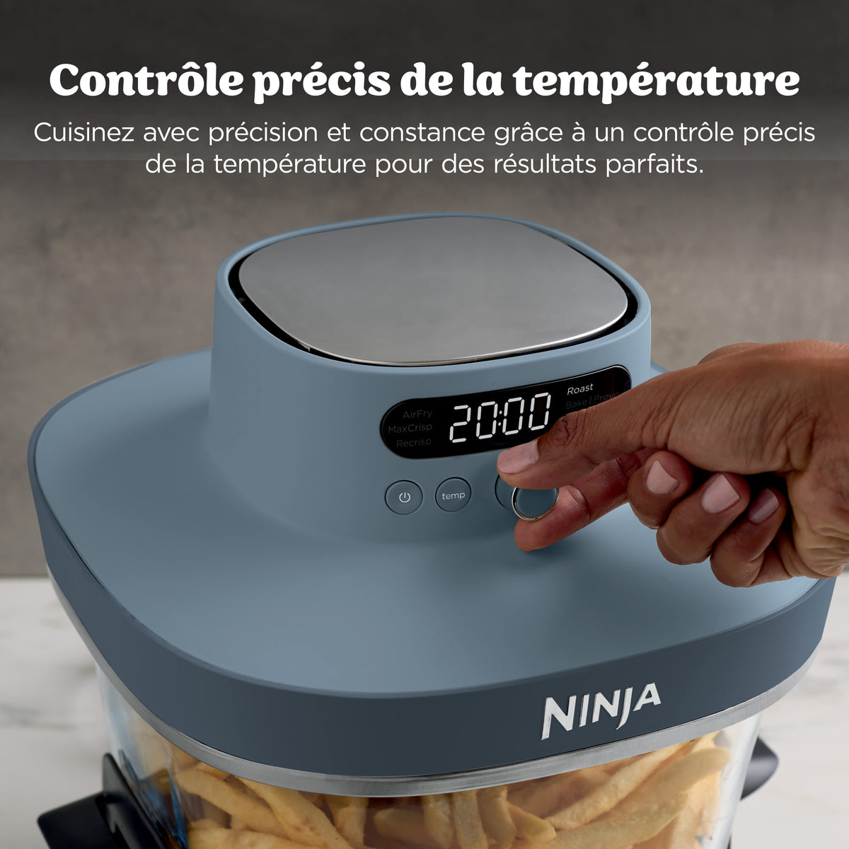 Ninja CRISPi PRO Air fryer en verre 7-en-1
