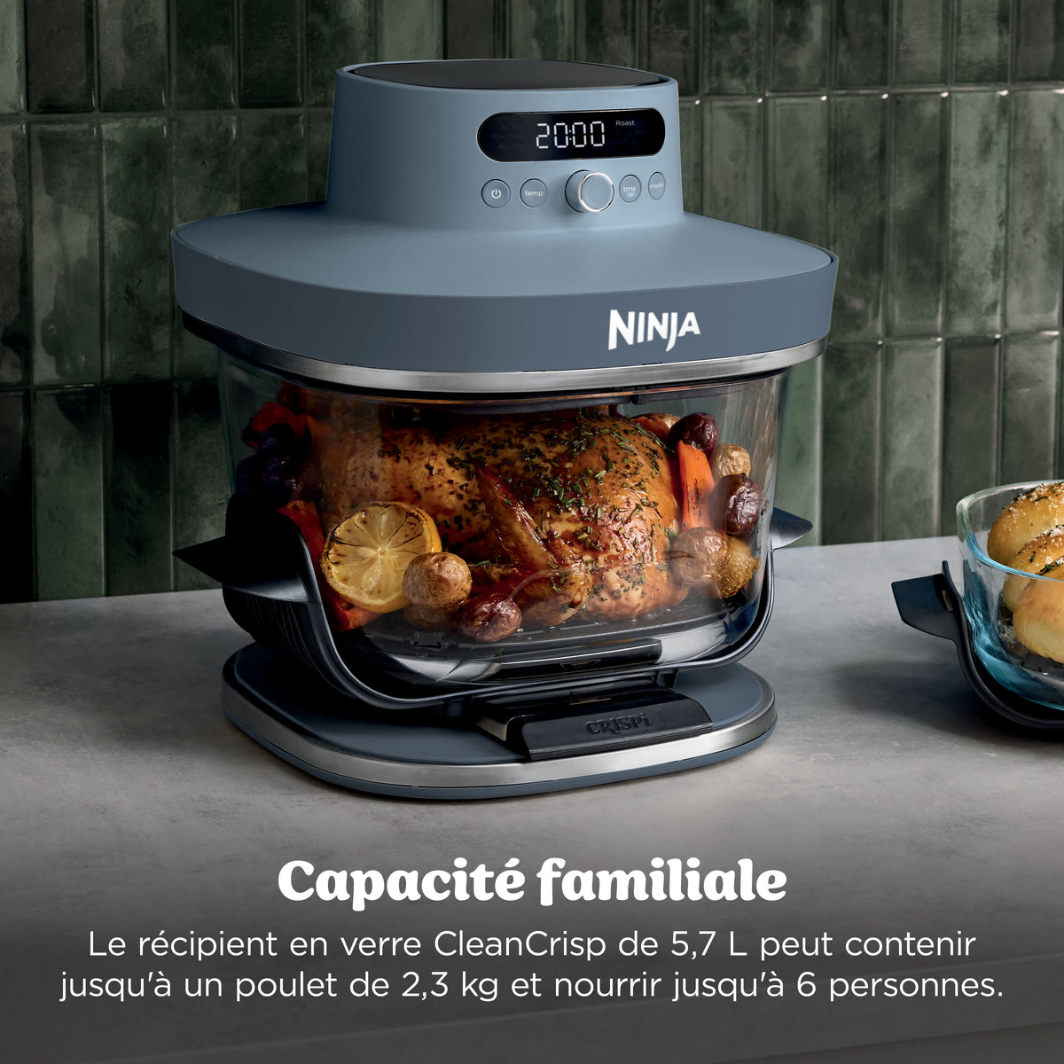 Ninja CRISPi PRO Air fryer en verre 7-en-1