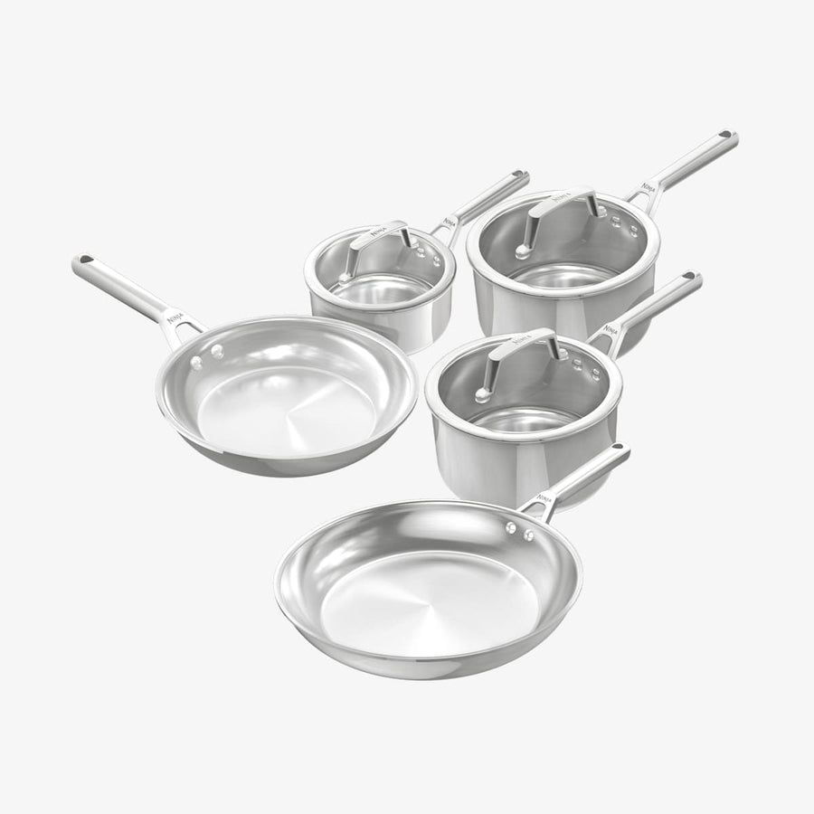 Ensemble De 5 Pieces En Acier Inoxydable Ninja Everclad C95005eui