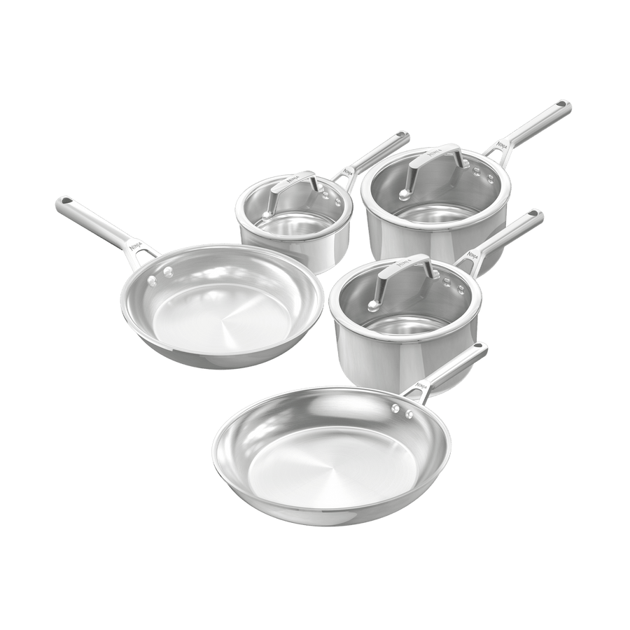 Ensemble De 5 Pieces En Acier Inoxydable Ninja Everclad C95005eui