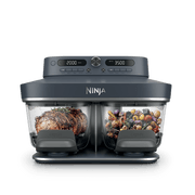 Air fryer en verre Ninja CRISPi DualZone, 8-en-1 – Bleu foncé