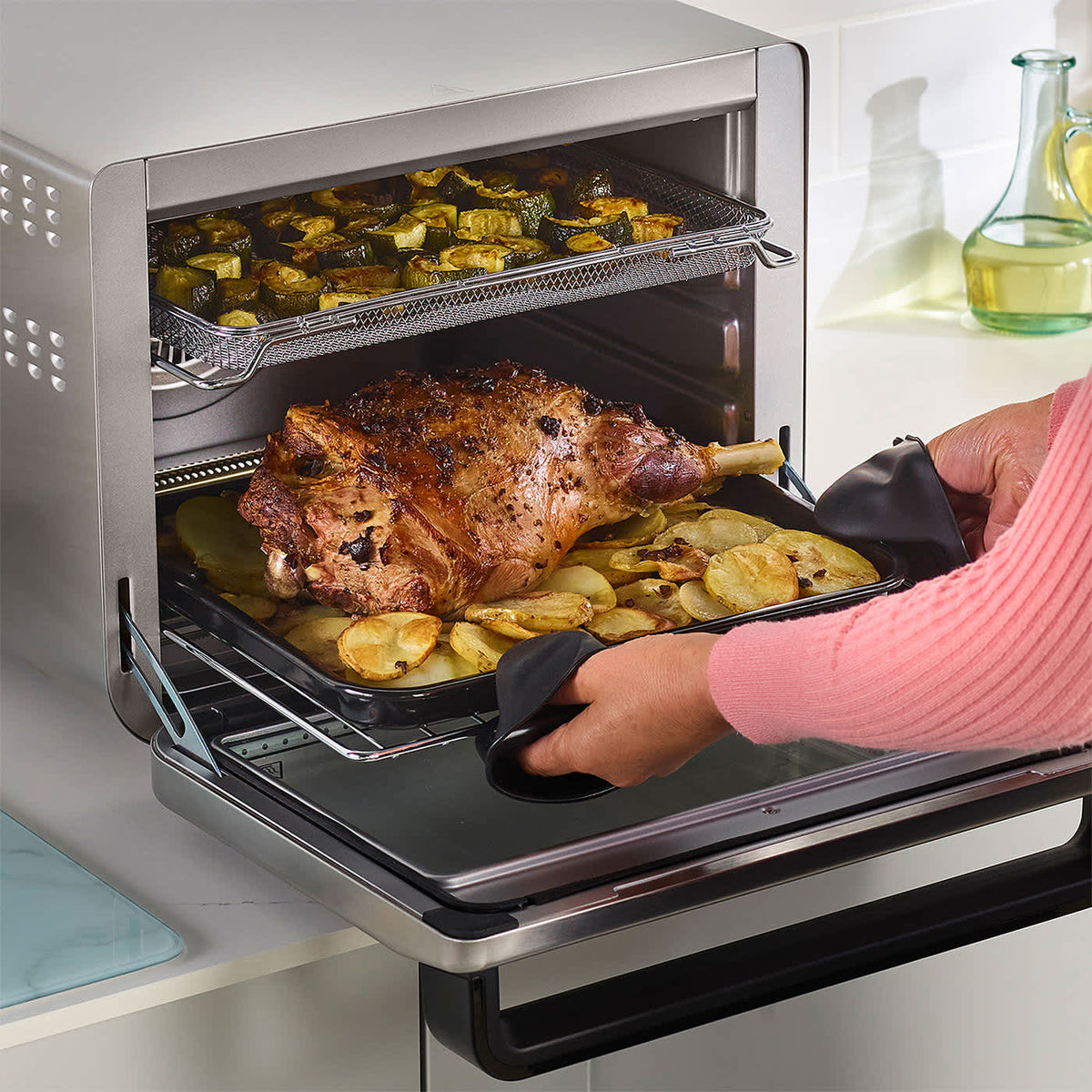 Mini Four Multifonction Ninja Foodi 10 En 1 Avec Air Fry Et Rotisserie Dt200eu