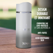 Tasse de voyage Ninja Sip Perfect 400 ml – Blanc