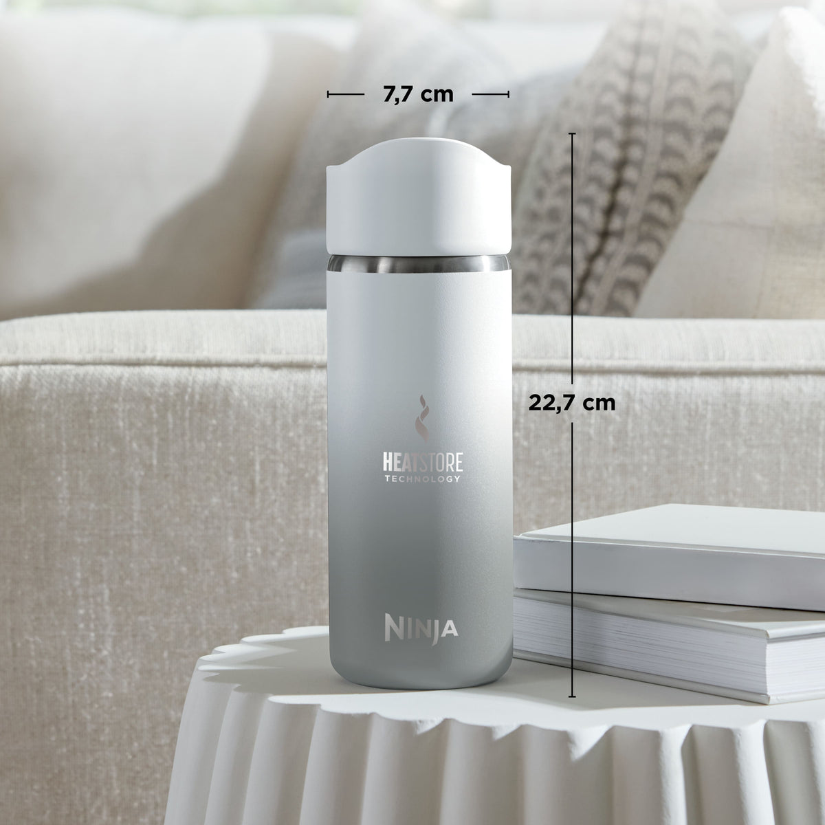 Tasse de voyage Ninja Sip Perfect 400 ml – Blanc