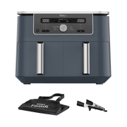 Air Fryer Ninja DualZone, 9.5L, 6-en-1 – Bleu Cyber Space