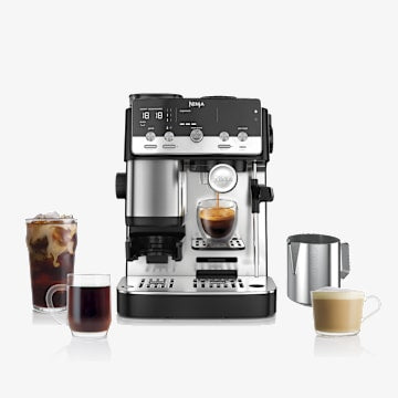 Machine A Cafe Semi Automatique Ninja Luxe Cafe Mini   Noir