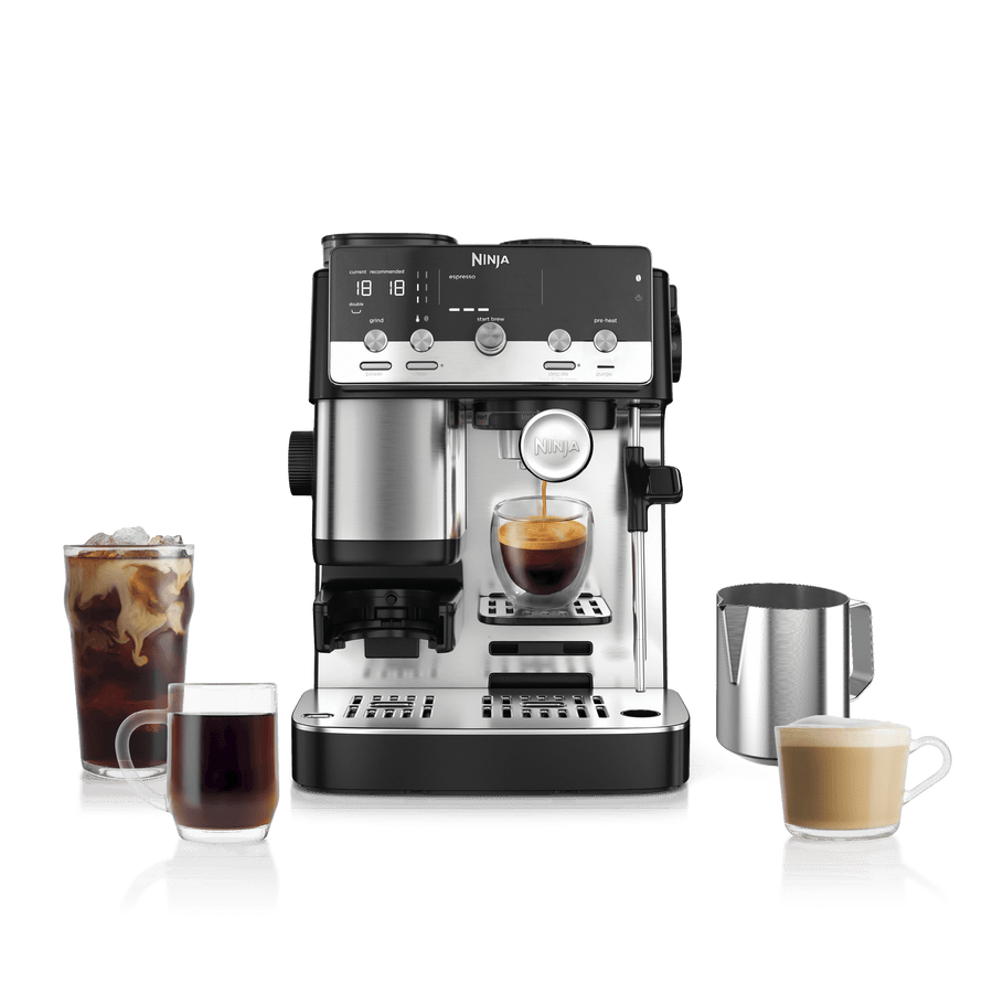 Machine A Cafe Semi Automatique Ninja Luxe Cafe Mini   Noir