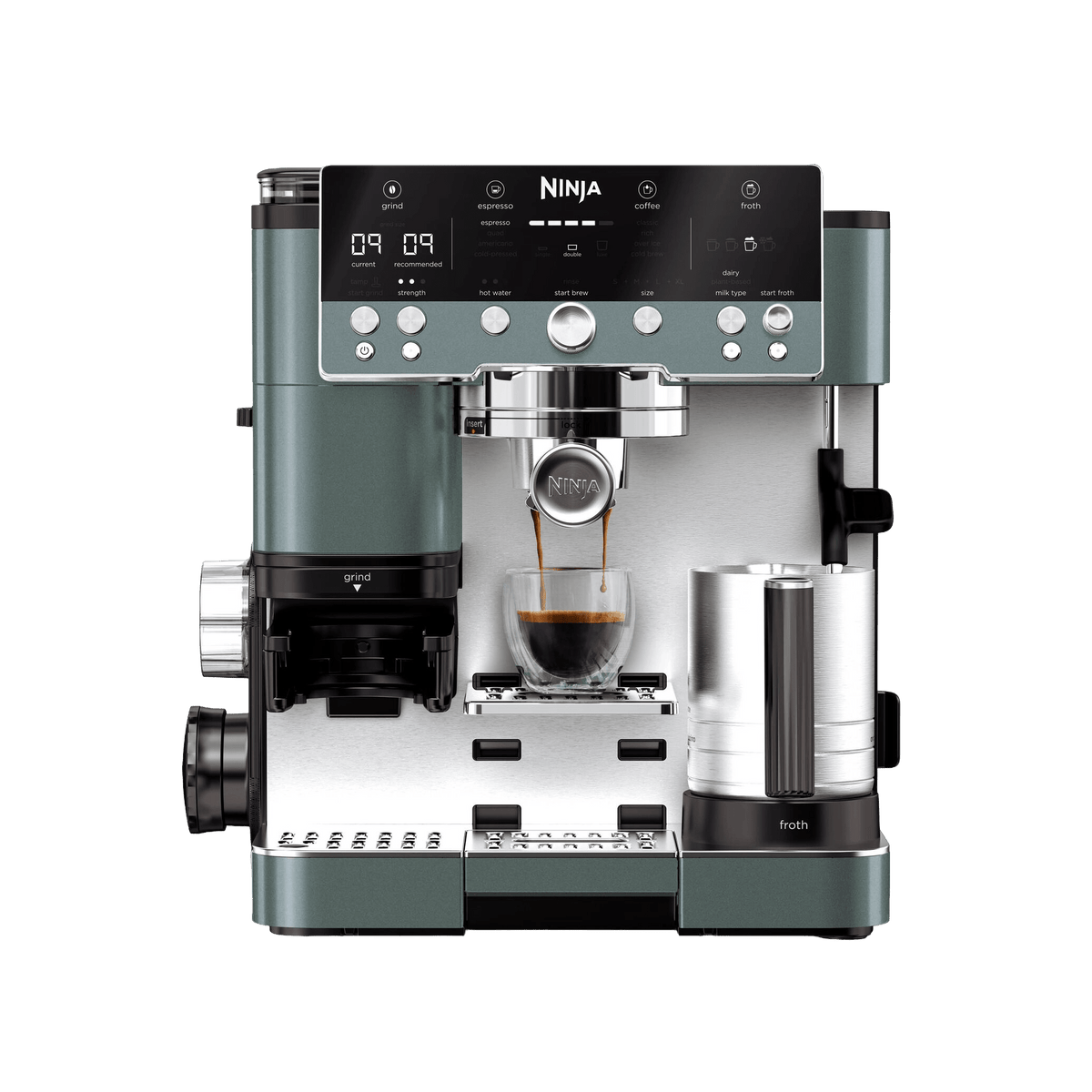Machine à café semi-automatique Ninja Luxe Café Premier Plus - Argent