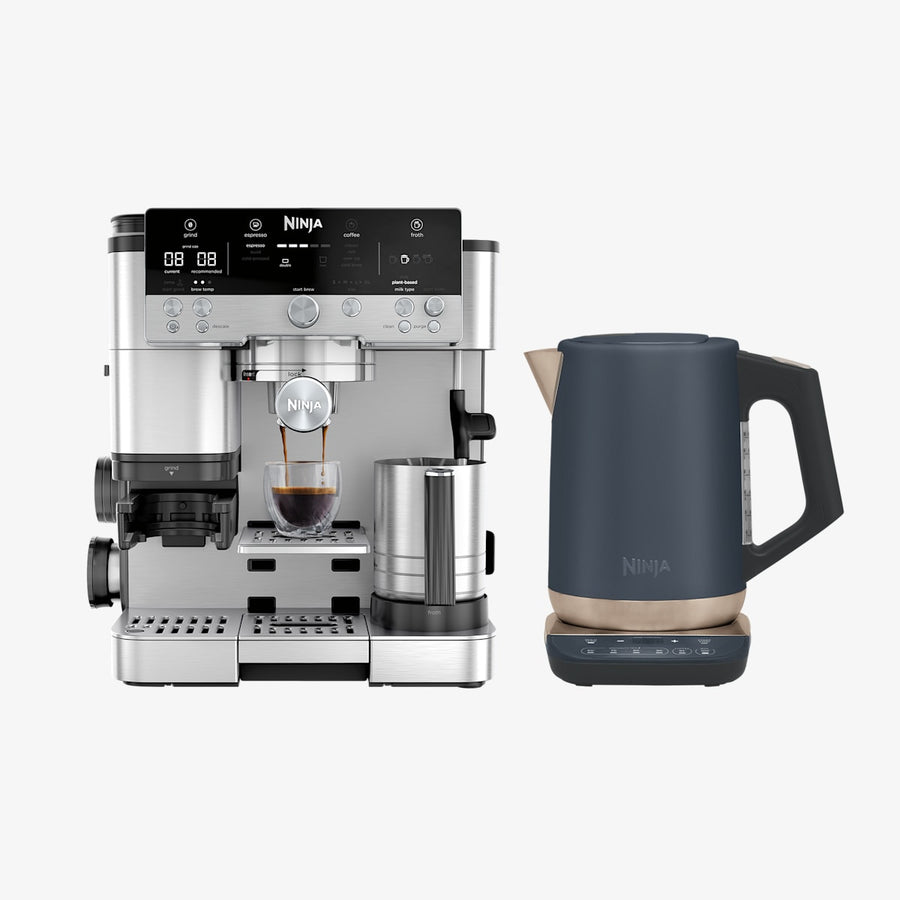 Machine A Cafe Semi Automatique Ninja Luxe Cafe Premier Plus   Argent