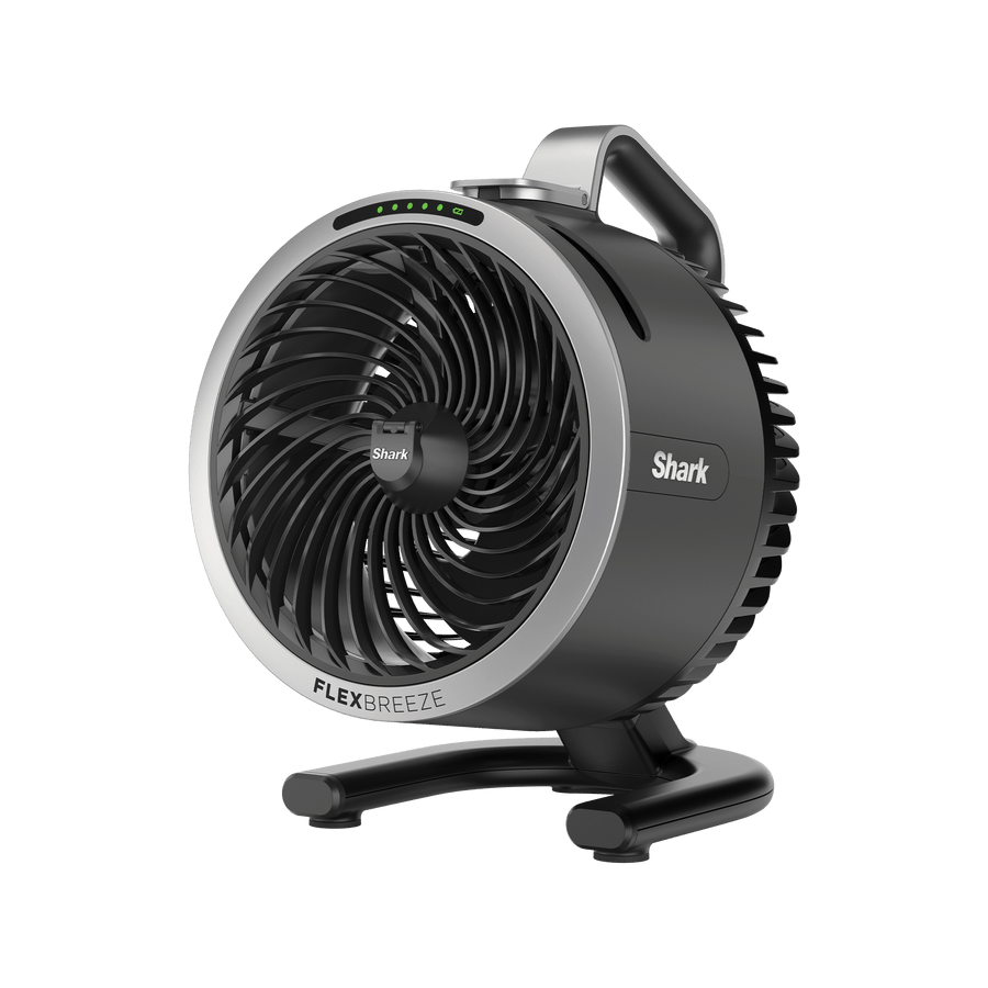 Ventilateur portable avec brume Shark FlexBreeze HydroGo - Gris foncé