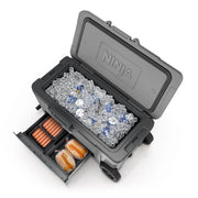 Ninja FrostVault 61L Glacière roulante avec zone sèche, Blanc nuage FB265EUUKWH