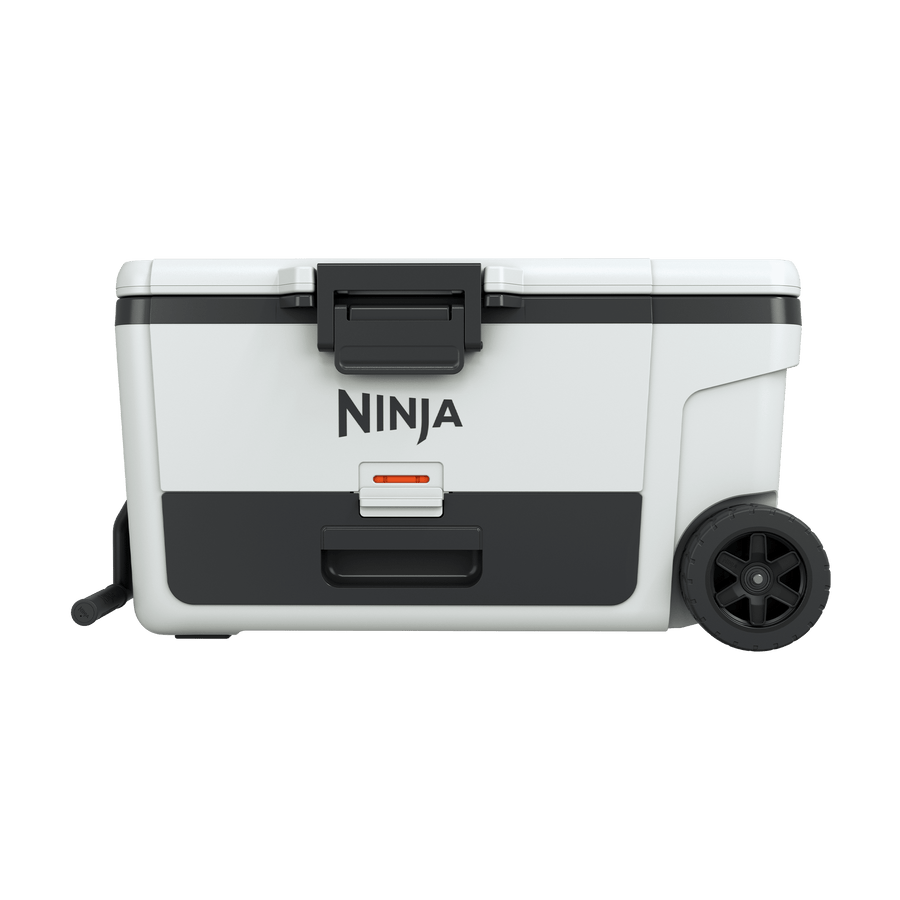 Ninja FrostVault 61L Glacière roulante avec zone sèche, Blanc nuage FB265EUUKWH
