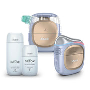 Appareil de soin du visage hydrofacial à domicile Shark FacialPro Glow + DePuffi - Noir profond