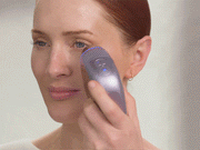 Appareil de soin du visage hydrofacial à domicile Shark FacialPro Glow + DePuffi - Noir profond