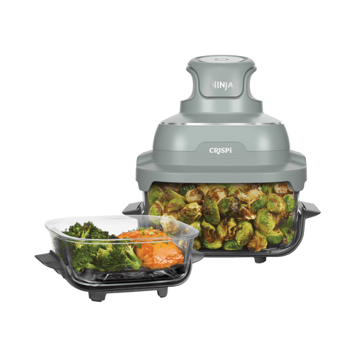 Air fryer en verre Ninja CRISPi, 4-en-1 – Vert sauge