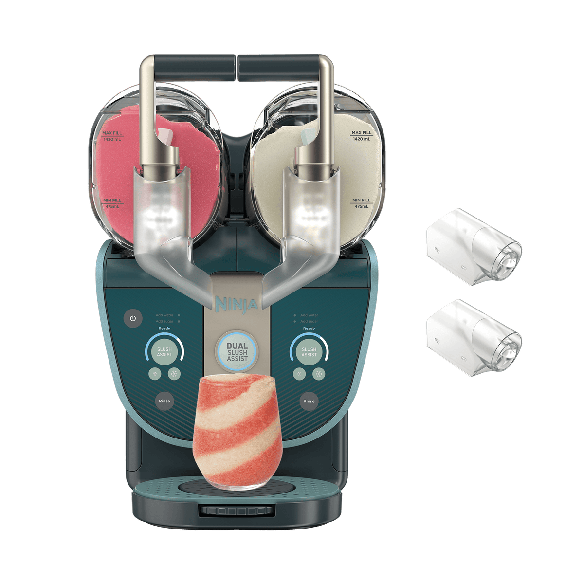 Machine A Granites Et Boissons Glacees Ninja Slushi Twist   Vert