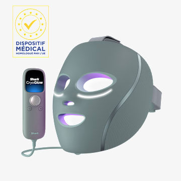 Masque LED Shark CryoGlow avec rafraîchissement du contour des yeux - Sauge