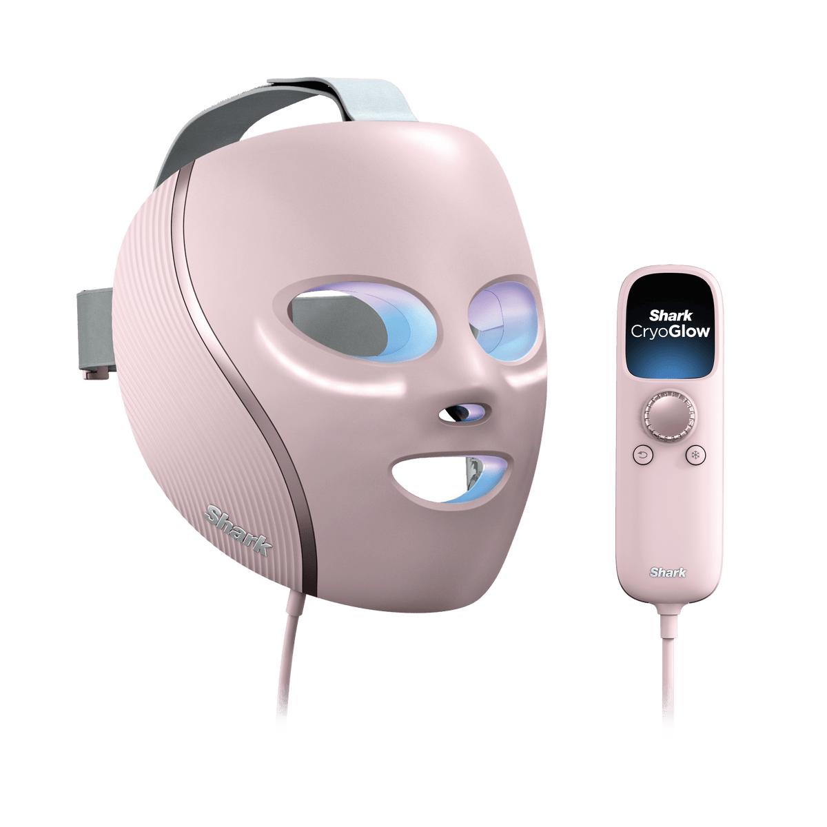 Masque LED Shark CryoGlow avec rafraîchissement du contour des yeux - Bleu Givré