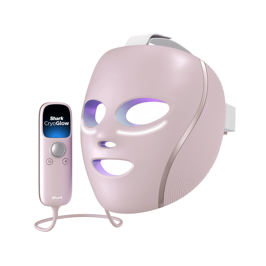 Masque LED Shark CryoGlow avec rafraîchissement du contour des yeux - Rose