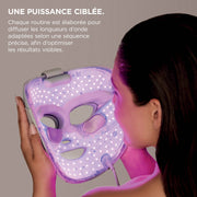 Pack Masque LED CryoGlow Lilas et Styler & Sèche-Cheveux FlexStyle Cerise Noire
