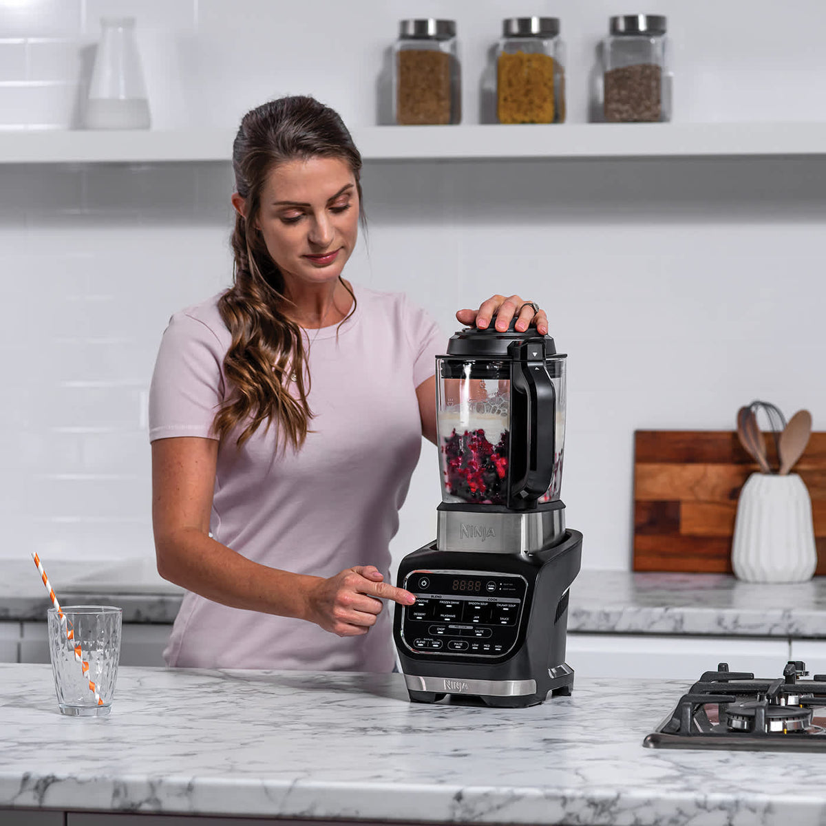 Blender Et Robot A Soupe Ninja Foodi   Noir