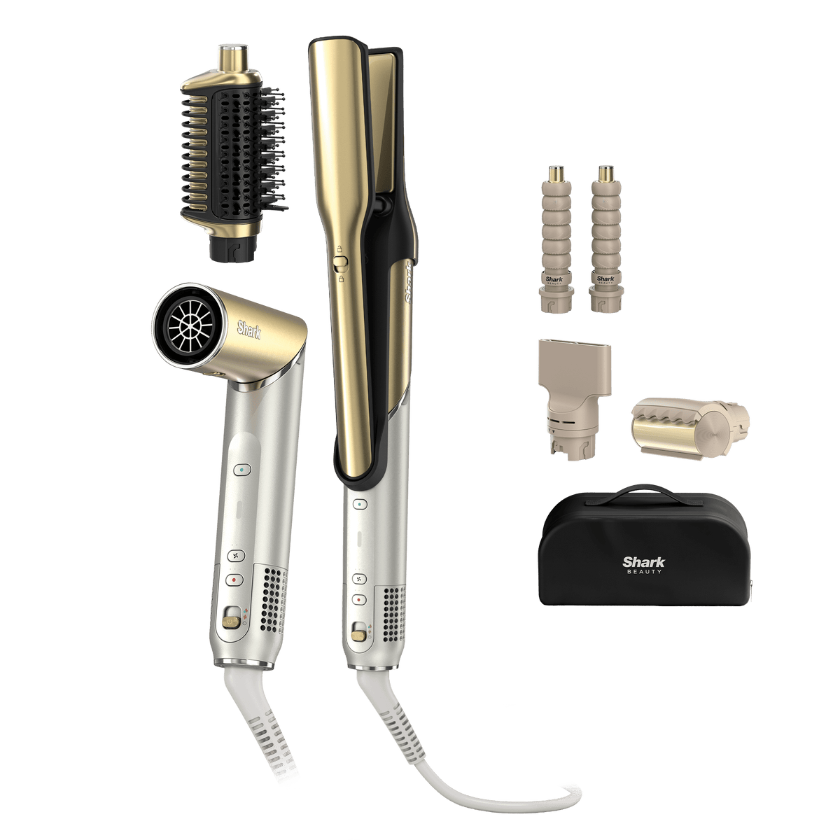 Multi-Styler Shark Glam Lisseur avec 5 embouts dont embout RapidGloss