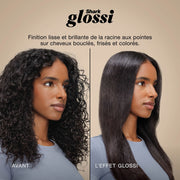 Brosse soufflante Shark Glossi 2-en-1 séchage et lissage – Éclat d'or