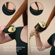 Brosse soufflante Shark Glossi 2-en-1 séchage et lissage – Éclat d'or