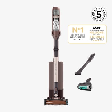 Aspirateur balai sans fil Shark PowerDetect Speed Collection Luxe Clean & Empty - Marron Noisette