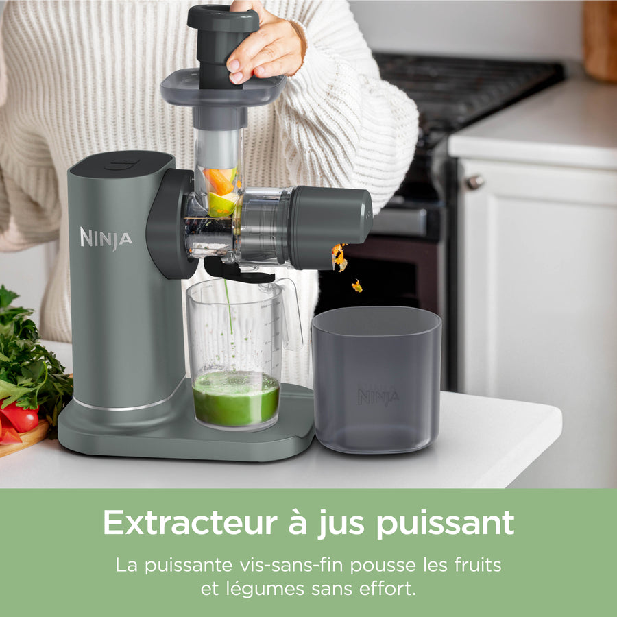 Pack Extracteur de Jus à froid, Râpe & Trancheuse et Masque LED Cryo Glow (couleur au choix)