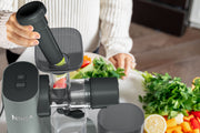 Extracteur De Jus A Froid Rape Trancheuse 3 En 1 Ninja Neverclog