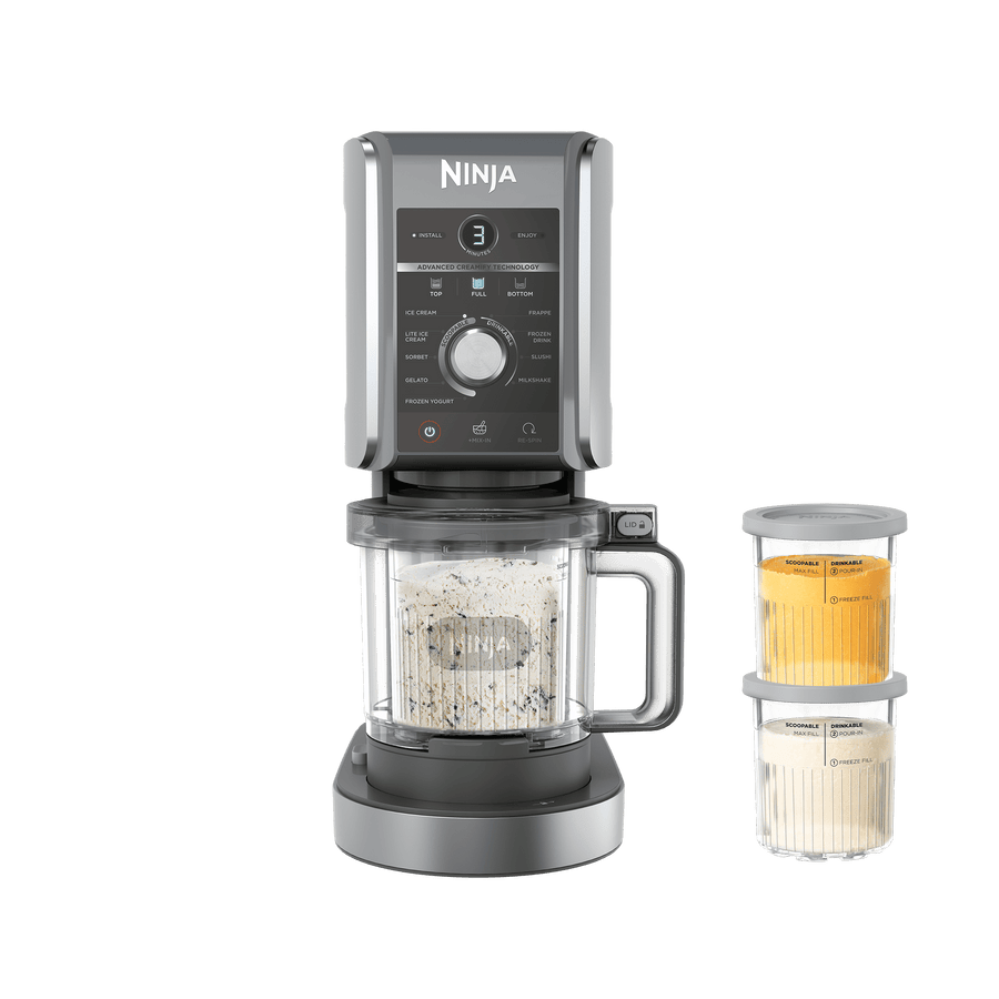 Machine A Glace Ninja Creami Deluxe 10 En 1 Glaces Sorbets Et Gelato Maison