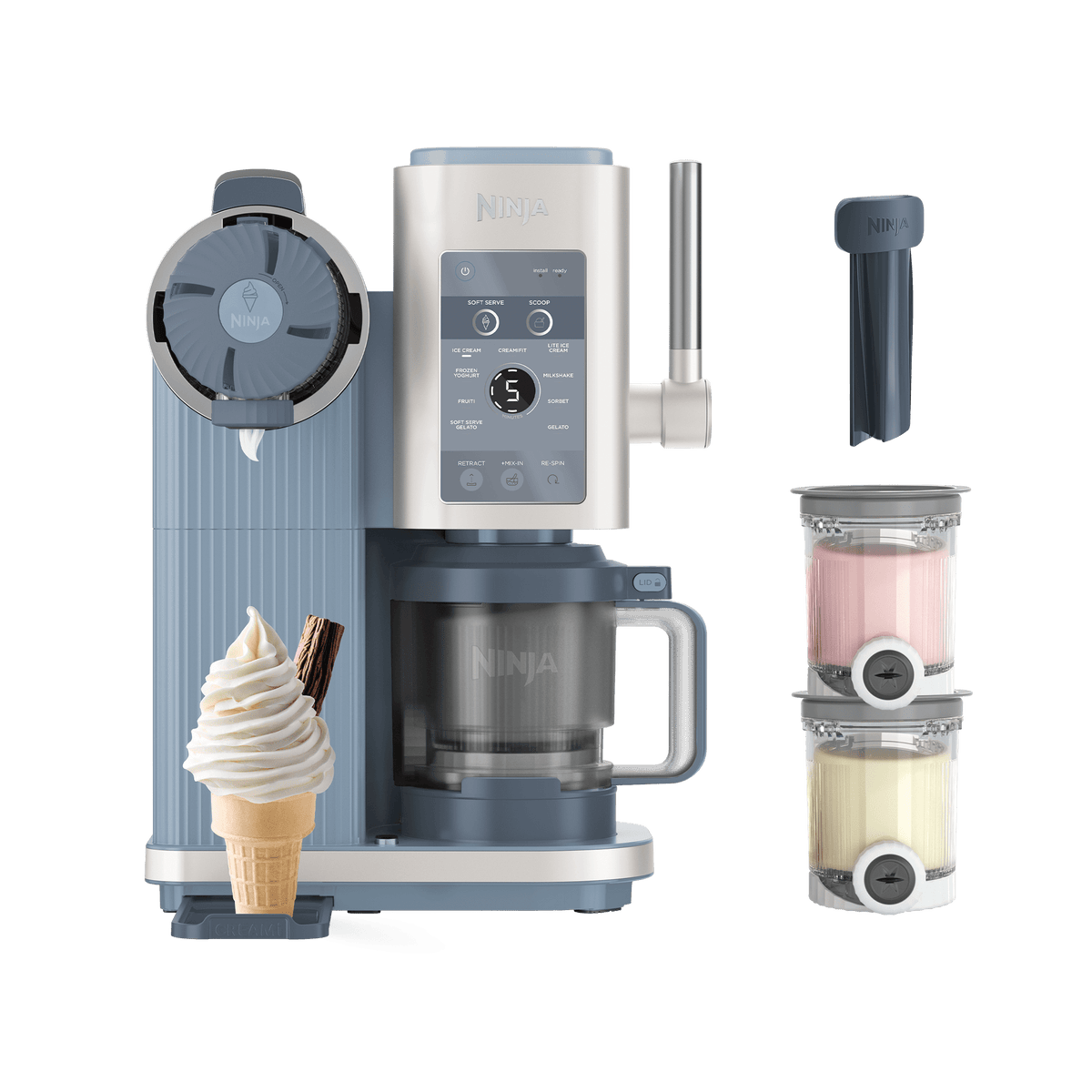 Machine A Glaces Et Glaces A Litalienne 13 En 1 Ninja Creami Scoop Swirl