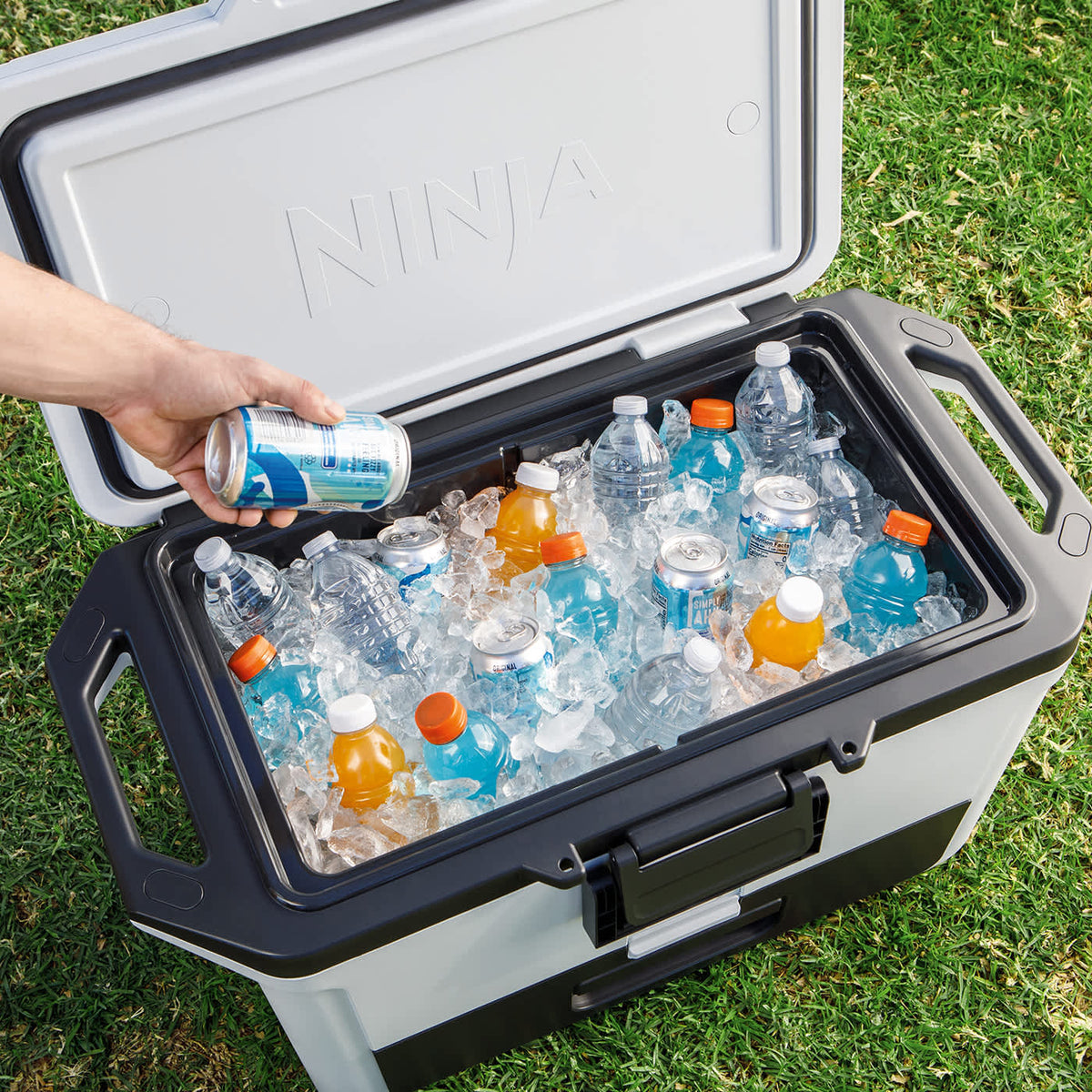 Glaciere Rigide Ninja Frostvault 47%C2%A0l Avec Dry Zone   Vert De Gris
