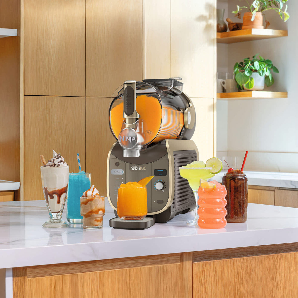 Machine A Granites Et Boissons Glacees Ninja Slushi Max Moka Fs605eubr