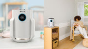Purificateur d’air Shark NeverChange Compact Pro, filtre 5 ans - Blanc