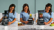 Robot De Cuisine 3 En 1 Ninja 1200 W Avec Bol 21 L Et Technologie Auto Iq