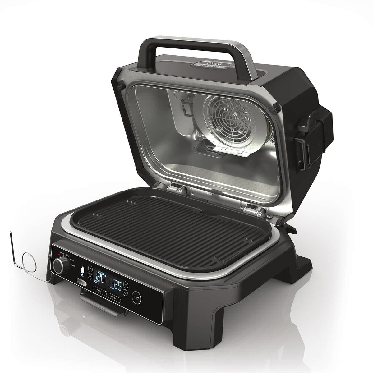 Barbecue électrique et fumoir Ninja Woodfire Pro XL avec thermosonde Smart Cook OG850EU