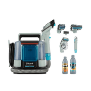 Shark StainStriker Nettoyeur tâches 5 accessoires, pour animaux, suceur plat et tuyaux, 2 formules de nettoyage pour enlever les taches, les odeurs et la saleté, poids léger, 450W, Cuivre, PX200EUCP