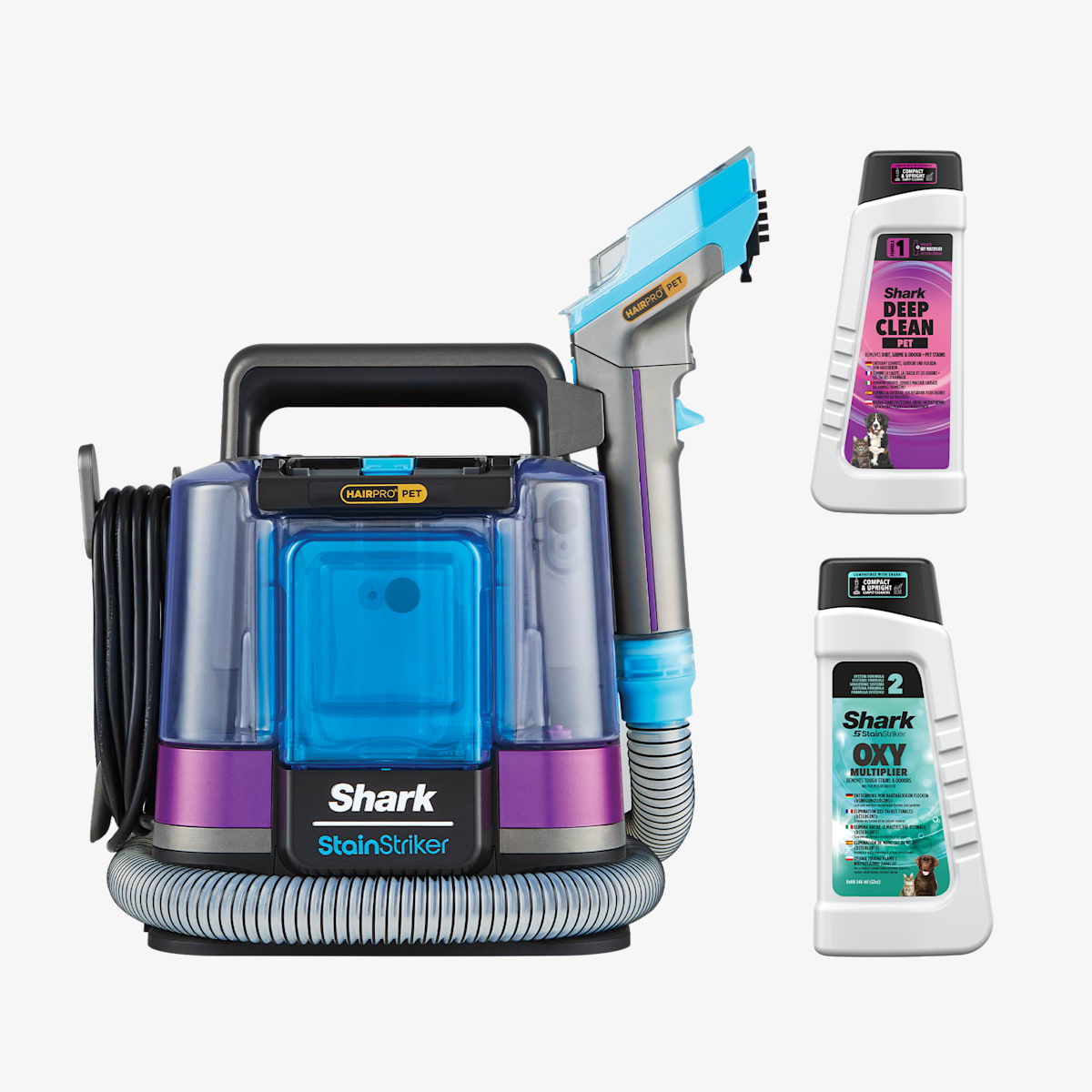 Shampouineuse Shark StainStriker Renov Expert avec pack nettoyant