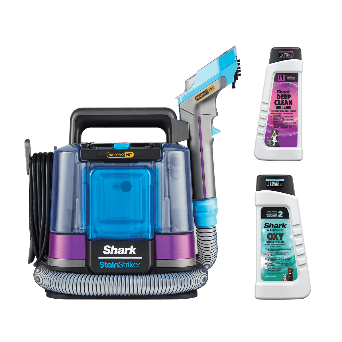 Shampouineuse Shark StainStriker Renov Expert avec pack nettoyant