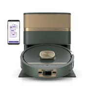 Shark PowerDetect Luxe UV Reveal, robot aspirateur laveur 2-en-1, Vert