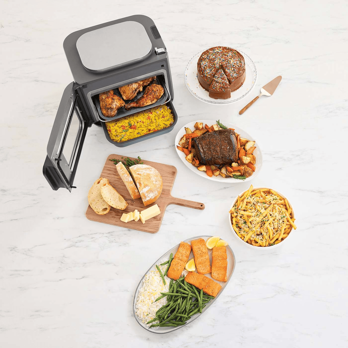 Multicuiseur rapide, cuit-vapeur, four et air fryer Ninja Combi, 12-en-1 – image 15